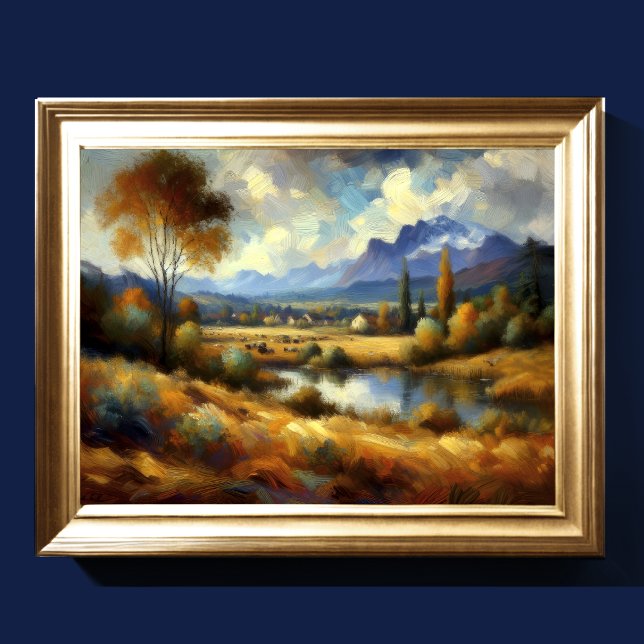 Poster Paysage artistique Abstrait II (Créateur téléchargé)