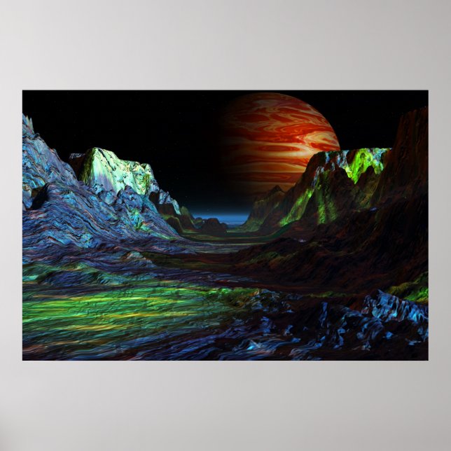 Poster paysage avant jupiter (Devant)