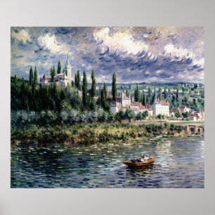 Poster Paysage avec orage