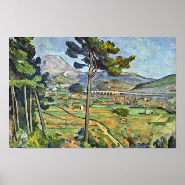 Poster Paysage Avec Viaduc (Mont Sainte-Victoire) (Devant)