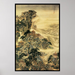 Poster Paysage chinois (iii)