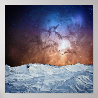 Poster Paysage Cosmique