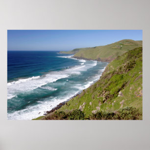 Poster Paysage côtier Coffee Bay