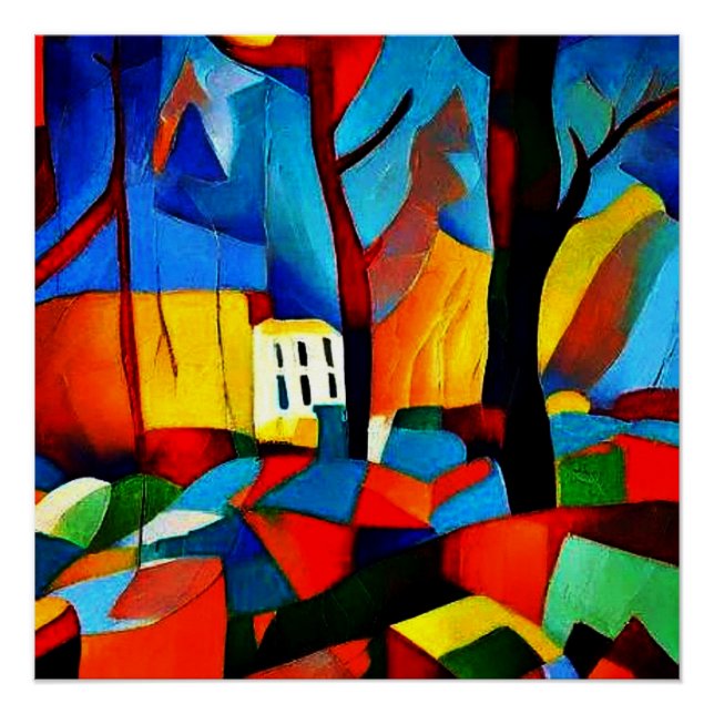 Poster Paysage d'automne 1 (Devant)