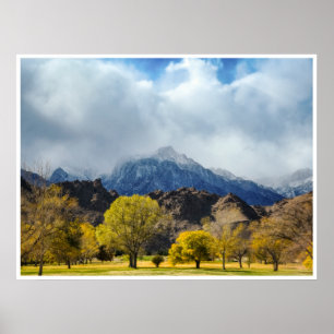 Poster Paysage d'automne de la Sierra Nevada - Œuvre d'ar