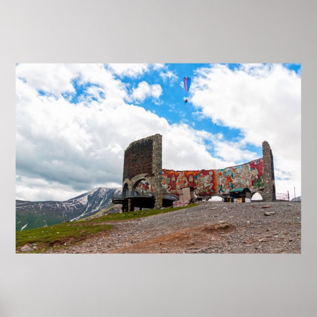 Poster Paysage de Géorgie Sakartvelo (Devant)
