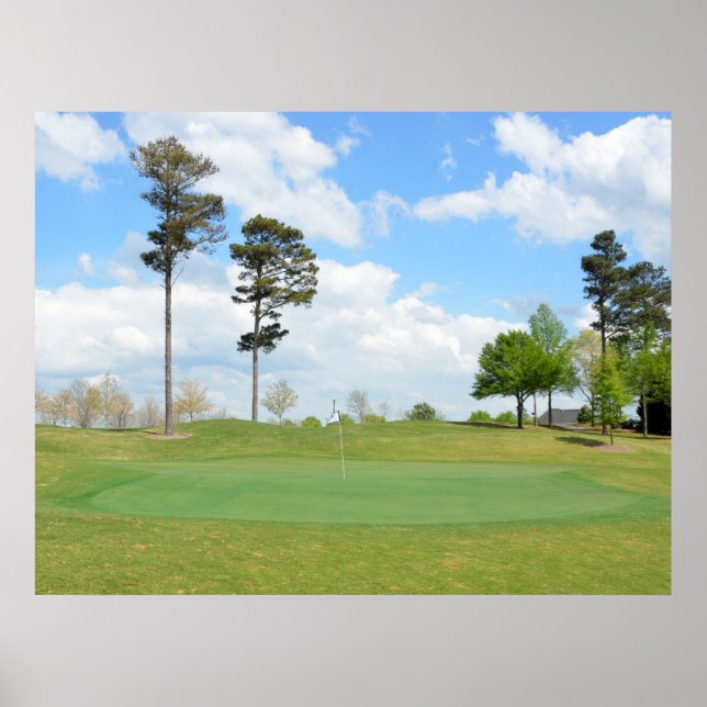Poster Paysage de golf (Devant)