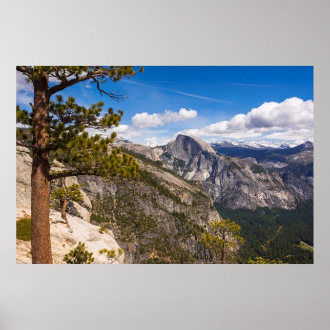 Poster Paysage de Half Dome, Californie (Devant)