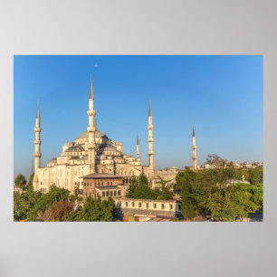 Poster Paysage de la Mosquée Bleue
