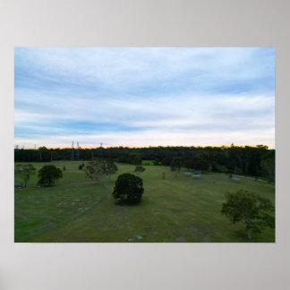 Poster Paysage de la réserve récréative de Carindale