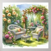Paysage de la retraite de jardin 8
