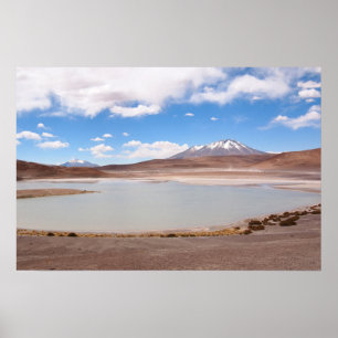 Poster Paysage de lac sur l'affiche d'Altiplano