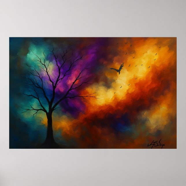 Poster Paysage de l'Ascension des Braises (Devant)