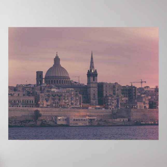 Poster Paysage de Malte (Devant)