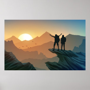 Poster Paysage de montagne