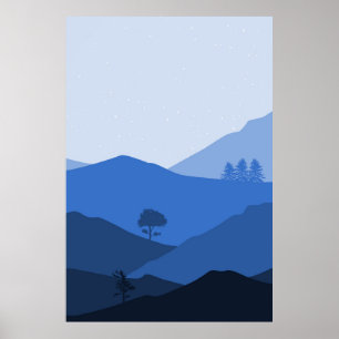 Poster Paysage de montagne