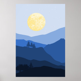 Poster Paysage de montagne