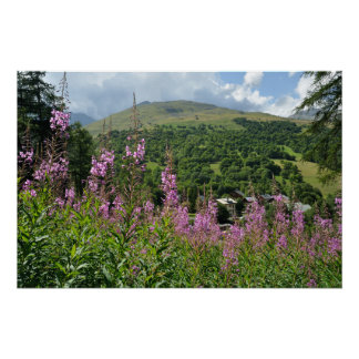 Poster paysage de montagne