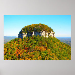Poster Paysage de montagne de Caroline du Nord