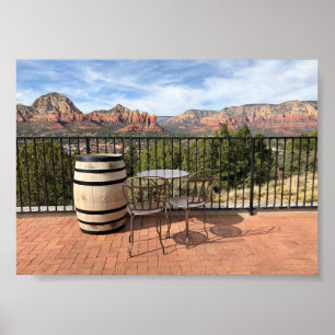 Poster Paysage de montagne de l'Arizona Serene