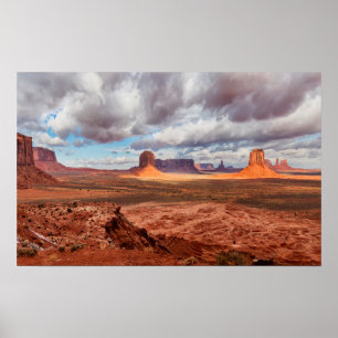 Poster Paysage de Monument Valley, AZ
