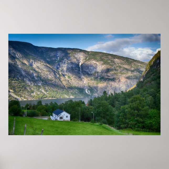 Poster Paysage de Norvège (Devant)