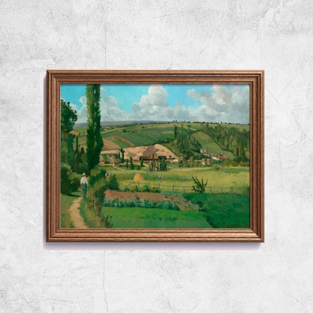 Poster Paysage de Pissarro Les Patis Célèbre Art (Pissarro Landscape Les Patis Famous Art Poster
)