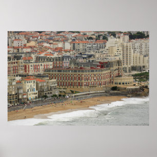 Poster Paysage de plage France : l'ancienne station balné