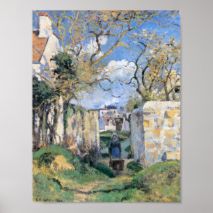 Poster Paysage de Pontoise (1874) Camille Pissarro