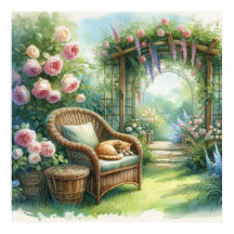 Paysage de retraite de jardin 1