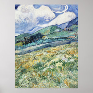 Poster Paysage de Van Gogh de Saint-Rémy (1889)