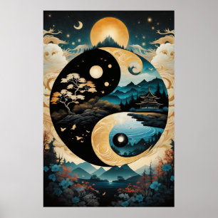 Poster Paysage de Yin Yang