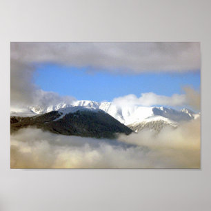 Poster Paysage des Alpes autrichiennes Tirol Autriche