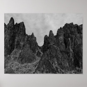 Poster Paysage des montagnes