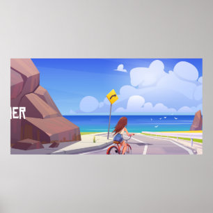 Poster Paysage d'été