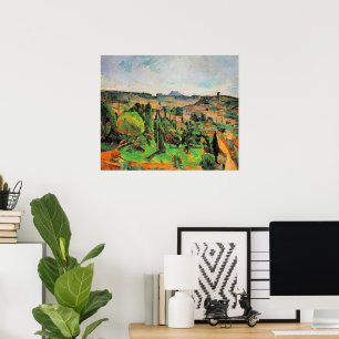 Poster Paysage d'Ile de France, beaux-arts,