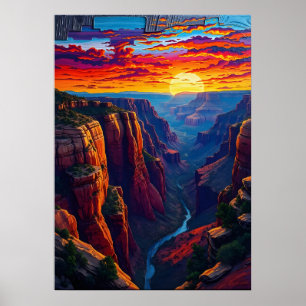 Poster Paysage du Grand Canyon
