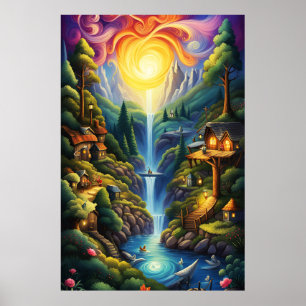 Poster Paysage du livre de contes 2