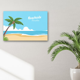Poster Paysage du Paradis de la Plage