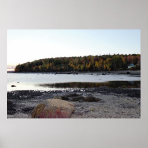 Poster Paysage du Port du Maine