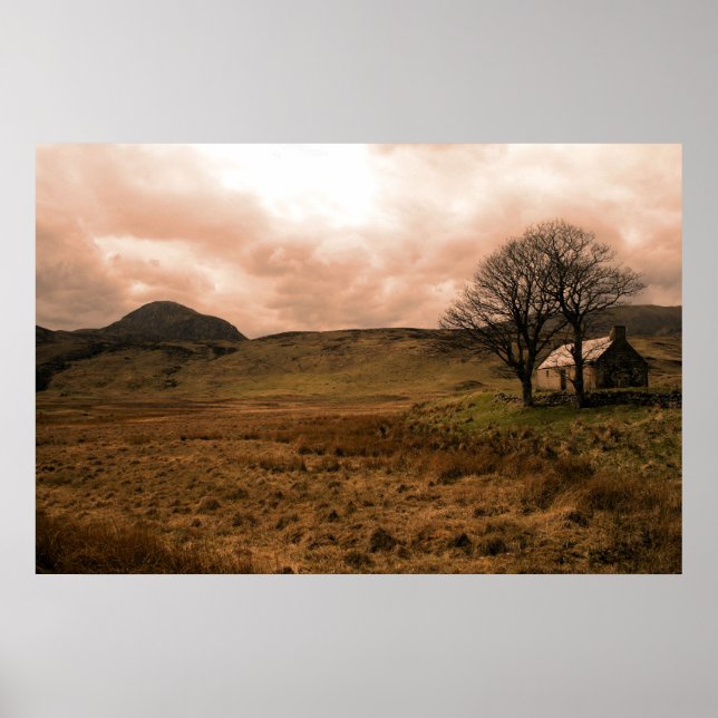 Poster Paysage écossais des Highlands Imprimer (Devant)