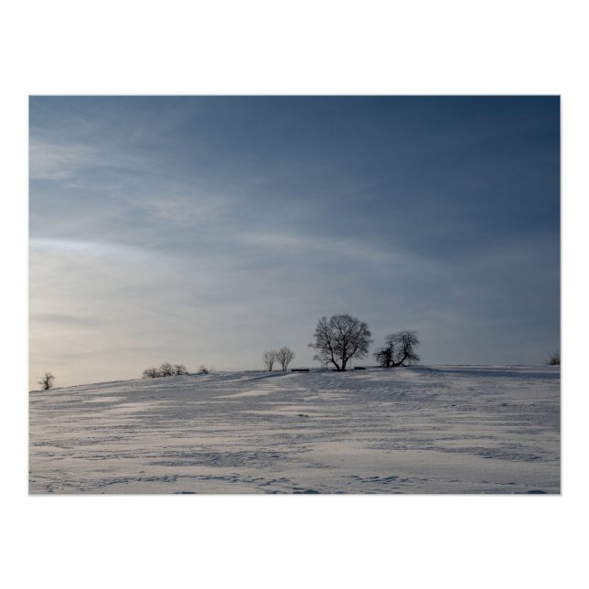 Poster Paysage enneigé    (Devant)