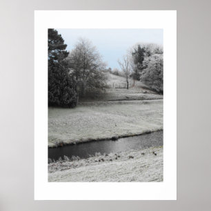 Poster Paysage gelé
