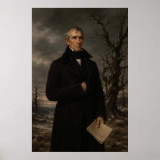 Poster Paysage hivernal de William Henry Harrison