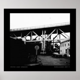 Poster Paysage industriel urbain