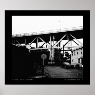 Poster Paysage industriel urbain