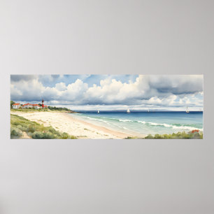 Poster Paysage Large "Norfolk Living By the Sea"