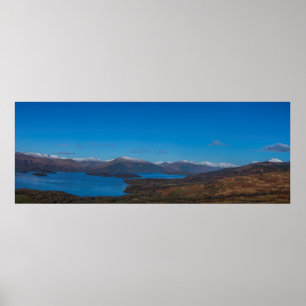 Poster Paysage Loch Lomond de Conic Hill Panorama