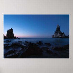 Poster Paysage marin après coucher du soleil