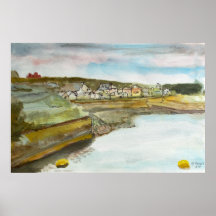 Paysage marin côtier de Bude en Cornouailles